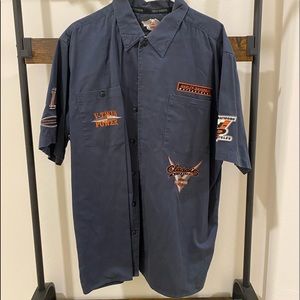 Harley Davidson Motorcycle Button Up Shirt